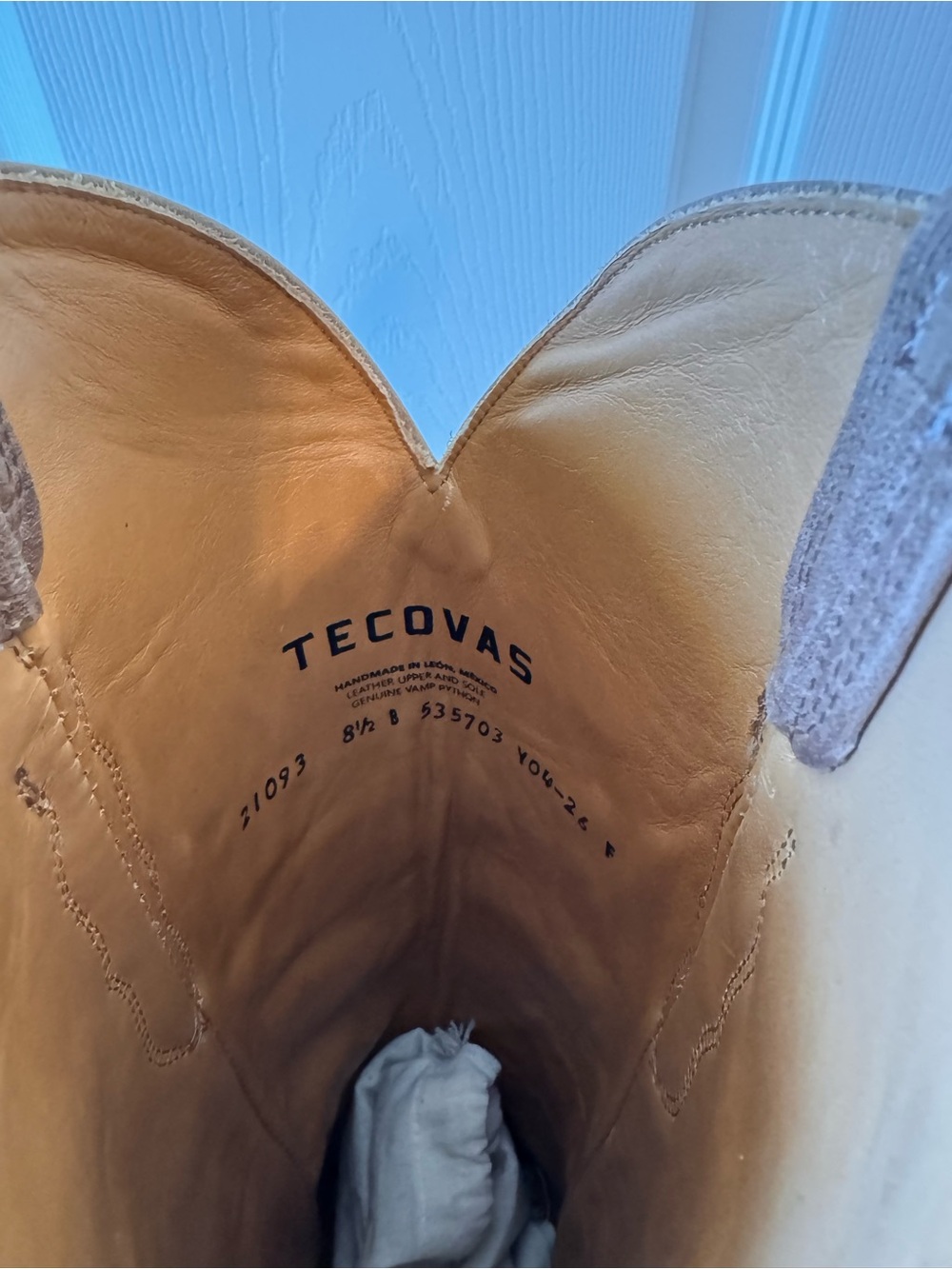 Tecovas Loretta Python Western Boot - Picture 8 of 11